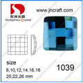 Roud and Square Flat Back Glass Mirror Beads Stones